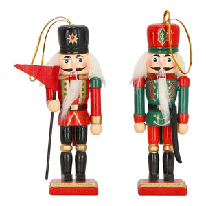 Christmas Tree Decoration Nutcracker Set of 2pcs