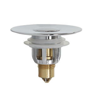 Sink Plug with Filter and Chrome Finish 6cm
