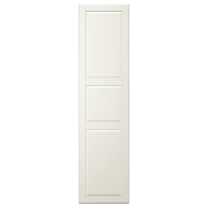 TYSSEDAL Door with hinges, white, 50x195 cm
