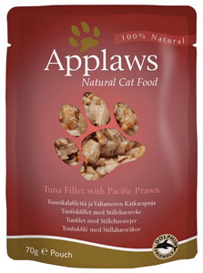 Applaws Natural Cat Food Tuna Fillet with Pacific Prawn 70g