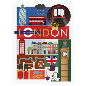 PJÄTTERYD Picture, London, 30x40 cm