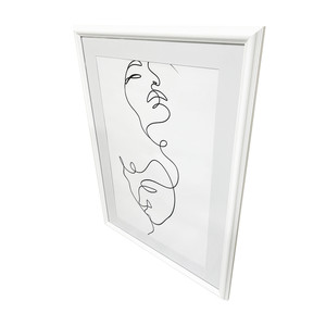 GoodHome Picture Frame Blanton 50 x 70 cm, white