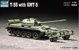 T-55 with KMT- 5