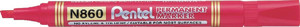 Pentel Chisel Point Marker N860 12pcs, red