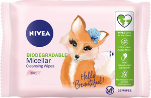 Nivea Biodegradable Micellar Cleansing Wipes 25pcs