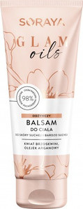 Soraya Glam Oils Nourishing Body Balm for Dry Skin 98% Natural Vegan 200ml