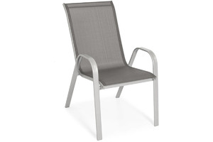 Outdoor Chair PORTO, silver