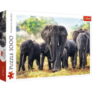 Trefl Jigsaw Puzzle African Elephants 1000pcs 12+