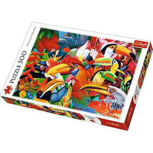 Trefl Jigsaw Puzzle Colourful Birds 500pcs 10+