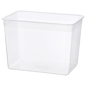 IKEA 365+ Food container, large rectangular, plastic, 10.6 l