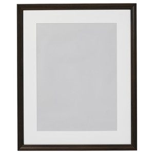 KLOTKÖRSBÄR Frame, oak effect/dark brown, 40x50 cm