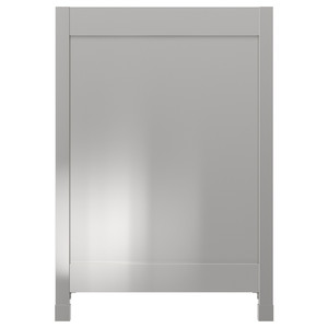 VÅRSTA Cover panel with legs, stainless steel, 62x80 cm