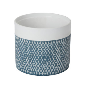 Ceramic Plant Pot GoodHome 17 cm, blue