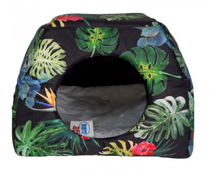Robto Dog Bed 2in1 EX 1, floral/grey