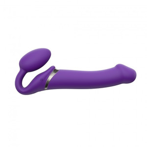Vibrating Strap-on Purple L
