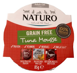 Naturo Cat Food Adult Tuna Grain Free 85g
