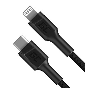 Green Cell Cable USB-C-Lightning PowerStream, 100 cm, PD
