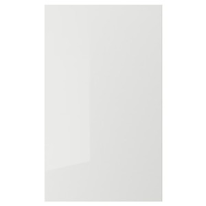 RINGHULT Door, high-gloss light grey, 60x100 cm