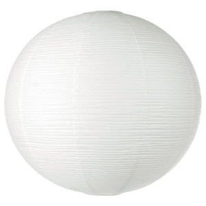 GULLSUDARE Pendant lamp shade, white/handmade, 70 cm