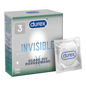Durex Condoms Invisible Close Fit 3pcs