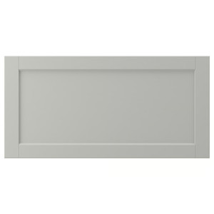 LERHYTTAN Drawer front, light grey, 80x40 cm