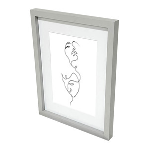 GoodHome Picture Frame Islande 30 x 40 cm, grey