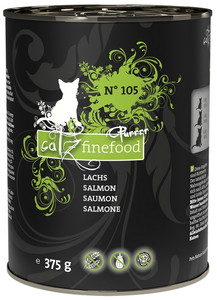 Catz Finefood Cat Food Purrrr N.105 Salmon 375g
