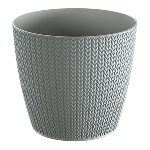 Plant Pot Wheaty 21.8 cm, grey