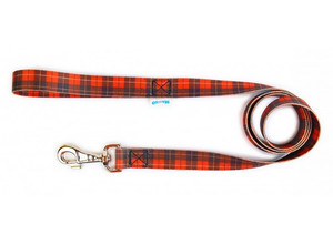 Matteo Dog Leash 10mm, Tartan