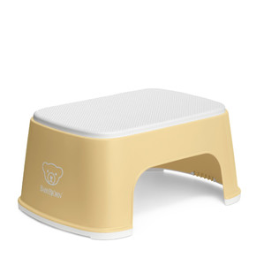 BABYBJÖRN - Safe Step Stool -  Powder yellow/White