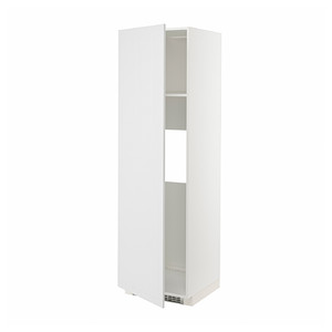 METOD High cab f fridge or freezer w door, white/Stensund white, 60x60x200 cm