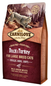 Carnilove Cat Food Duck & Turkey for Large Breed 2kg