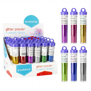 Glitter 24pcs x 15g / 6 Colours