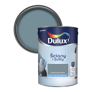 Dulux Walls & Ceilings Matt Latex Paint 5l functional denim