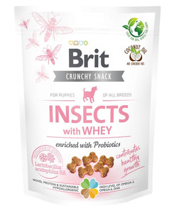Brit Care Dog Crunchy Snack Cracker Puppy Insect & Whey 200g