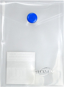 Case Envelope Plastic Wallet File A6, PP, transparent, 12pcs