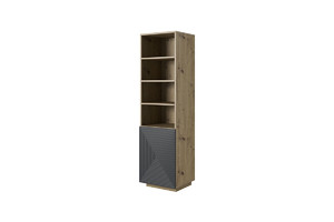 Shelving Unit Asha, artisan / rivier stone matt