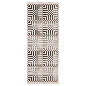 VAMDRUP Rug, flatwoven, handmade/multicolor, 80x200 cm