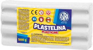Astra Plasticine 500g, white