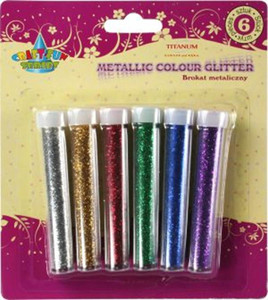 Metallic Colour Glitter 6x 4g