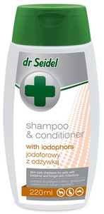Dr Seidel Iodophor Dog Shampoo with Conditioner 220ml