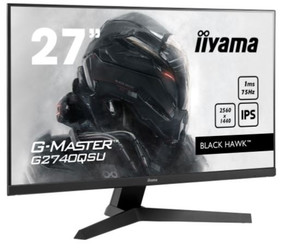 Iiyama 27" Monitor IPS QHD 75Hz 1ms FreeSync HDMI DP USB G2740QSU-B1