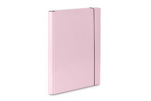 Document Folder with Elastic Band A4, pink
