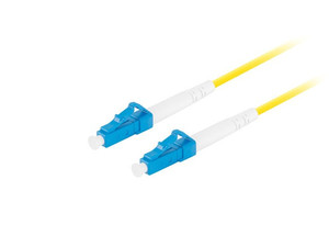 Lanberg Fiber Optic Patchcord Sm Lc/Upc-Lc/Upc Simplex 3.0mm 1m, yellow