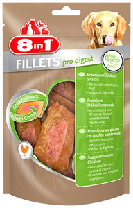 8in1 Fillets Pro Digest Dog Snack 80g