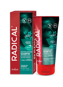 Farmona Radical Trichology Shampoo for Limp & Thinning Hair 97% Natural Vegan 200ml