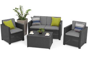 Outdoor Furniture Set MONACO, graphite