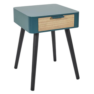 Nightstand Bedside Table Padano, blue