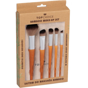 Top Choice Bamboo Make-up Set Brushes 5pcs