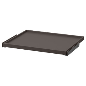 KOMPLEMENT Pull-out tray, dark grey, 75x58 cm